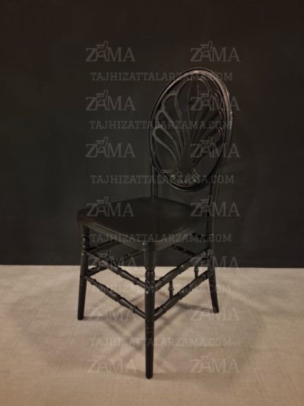 صندلی پ پ فلاور مشکی