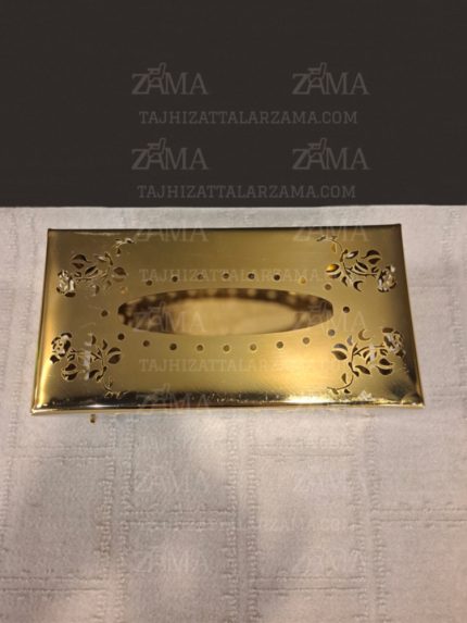جادستمال کاغذی رز طلایی