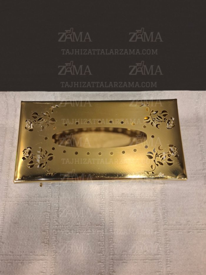 جادستمال کاغذی رز طلایی