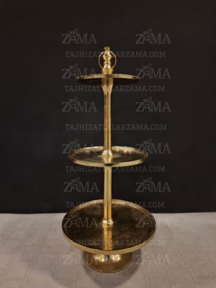 شیرینی خوری دو طبقه آلومینیومی